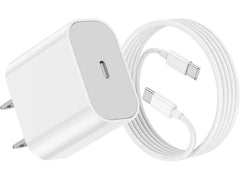 iPhone 15 & 16 series-Complete Charger Set- 20W Fast Charging Adapter with Type C to Type C Cable