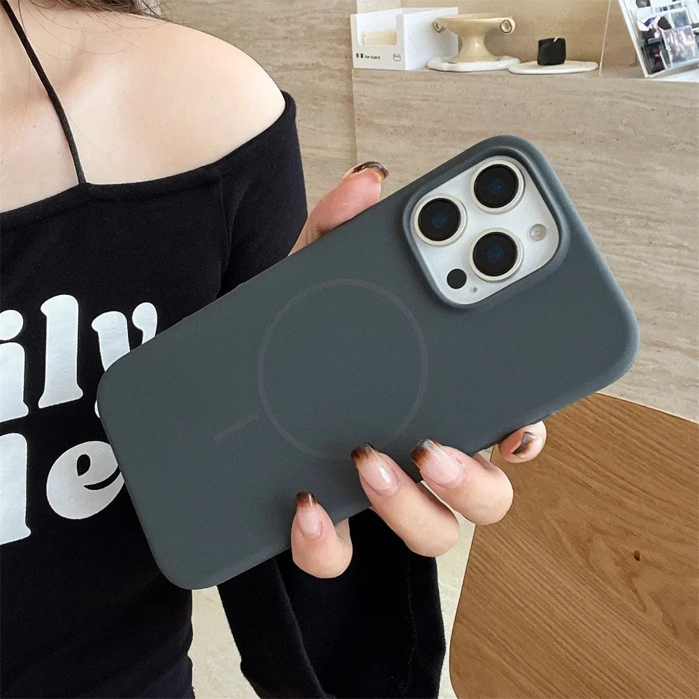 Soft Silicon MagSafe Case