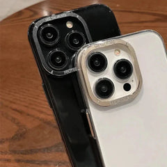 Protective Slim Transparent Tinted Case For iPhone