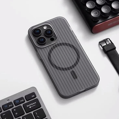Luxurious 2.0 Corrugated Textured Magsafe Case For IPhone