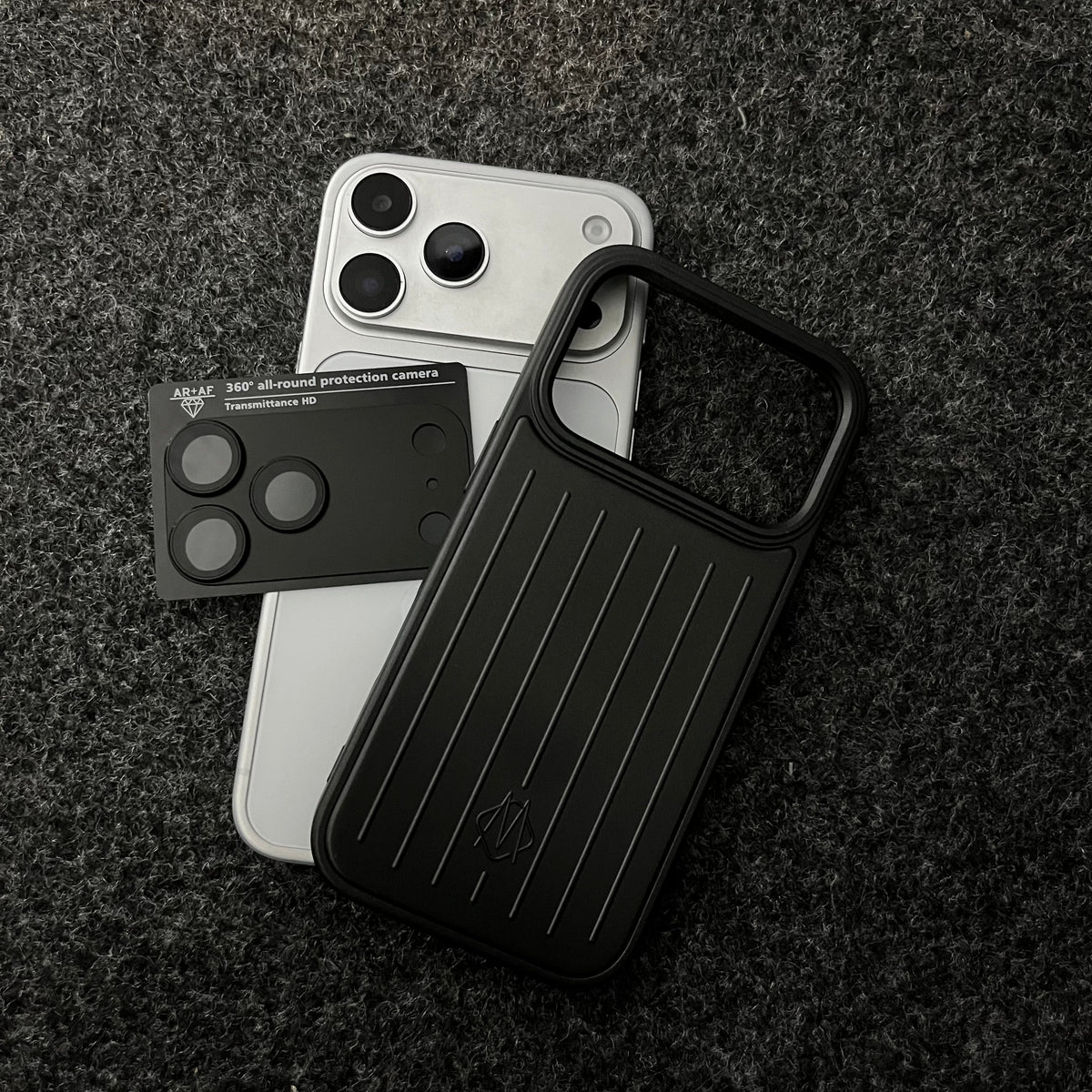 Branded Rimowa Case With Metal Converter Lens (CONVERT INTO 18 PRO MAX)