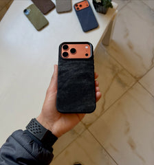 Luxury Alacantra Branded Velvet Case