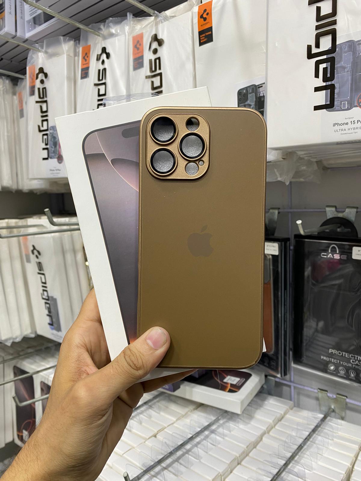 Premium AG Matt Anti-Scratch Glass Case With Camera Lens Protection