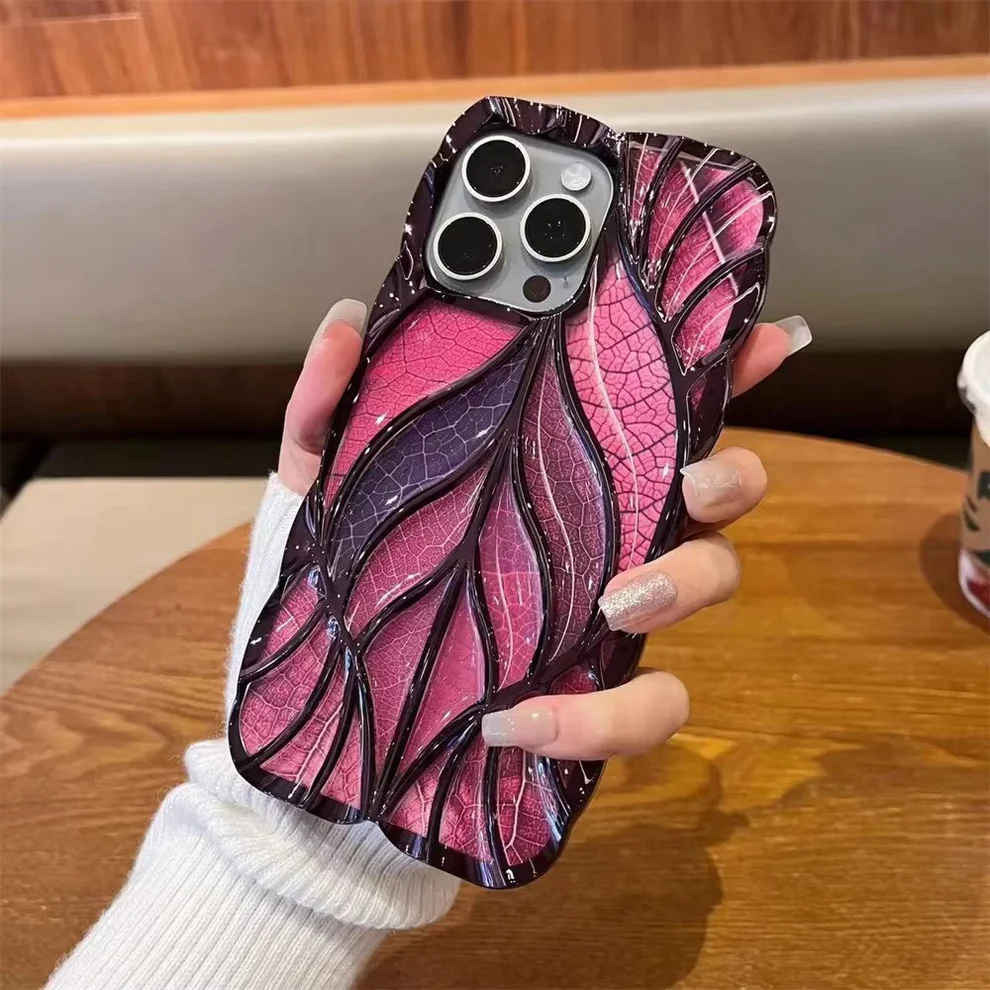Luxury Tree Leaf Style iPhone Case