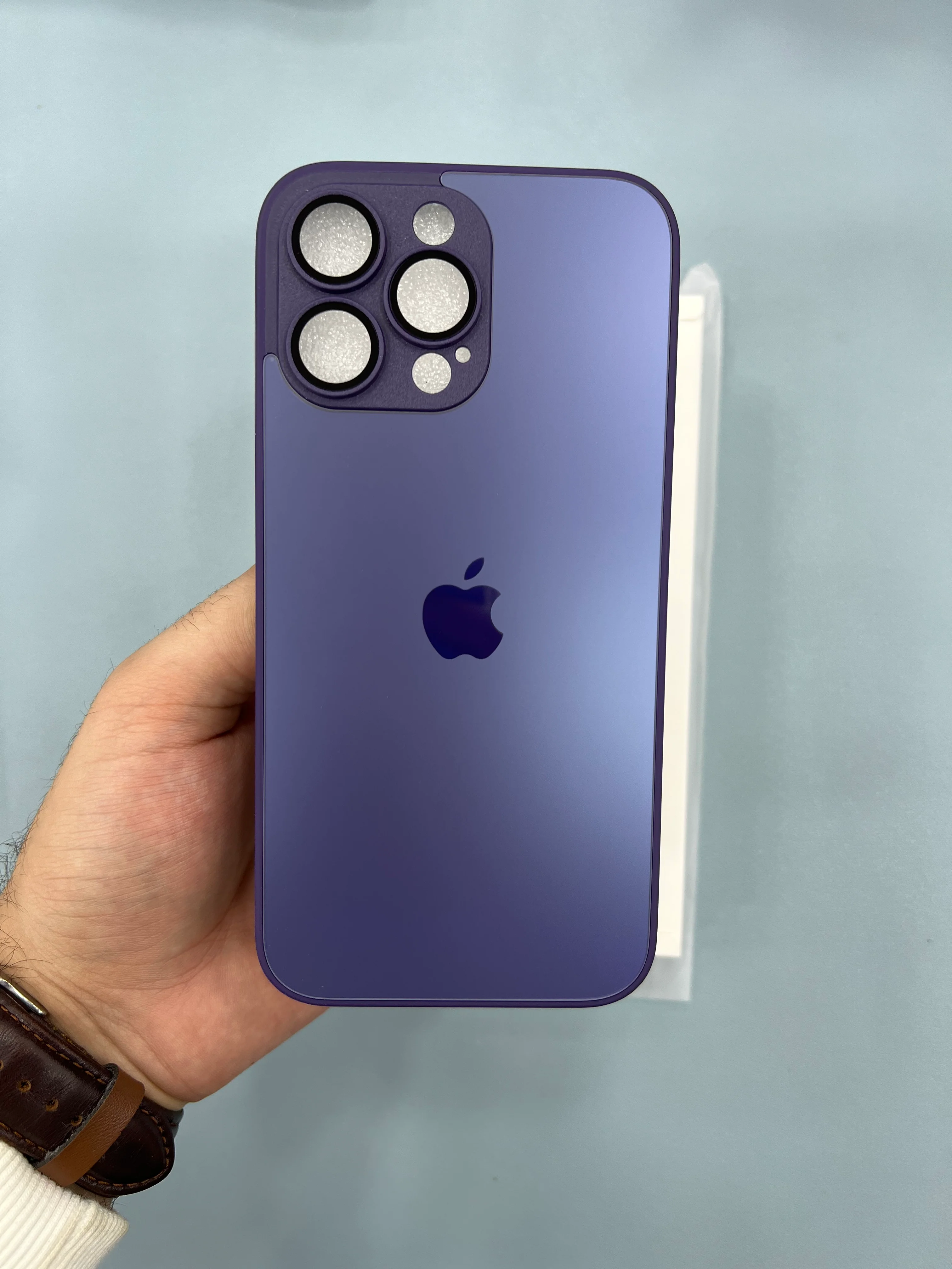 Premium AG Matt Anti-Scratch Glass Case With Camera Lens Protection